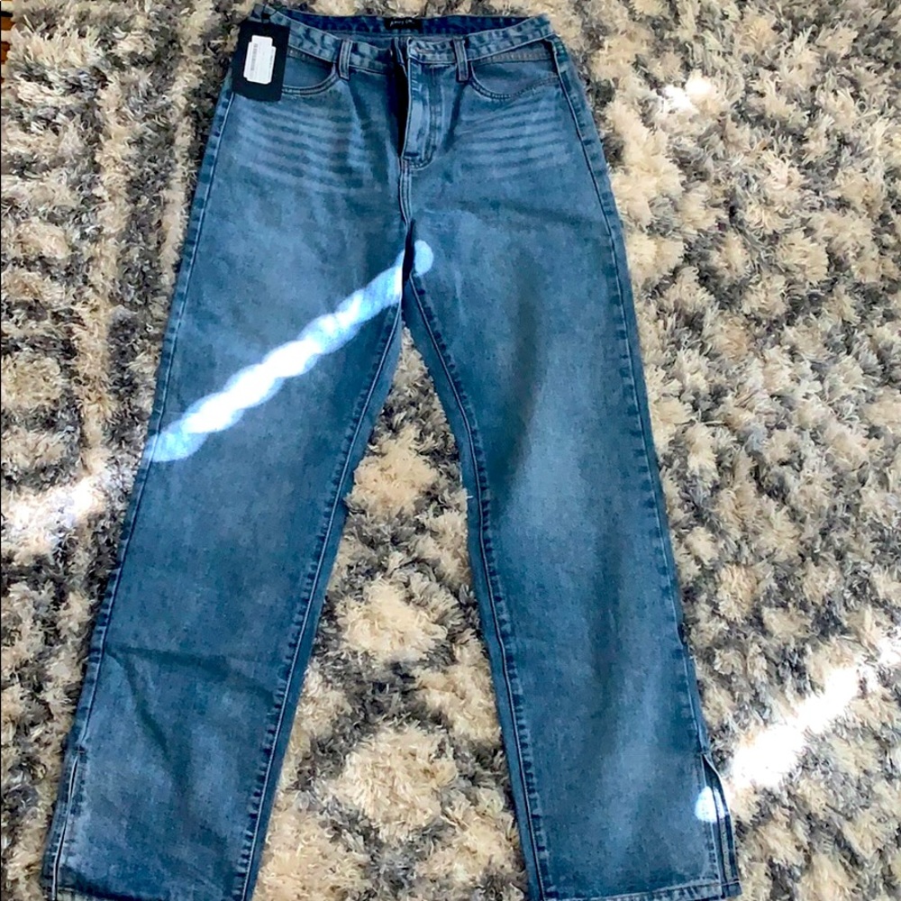 Nasty gal Split Hem Jeans, Size 10